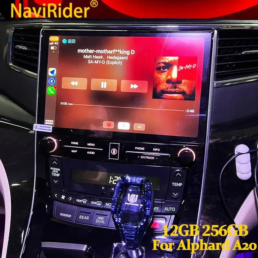 2000*1200Qled Screen For Toyota Alphard A20 2008-2014 Stereo GPS Navi Car Radio Octa Core  | AUTOKITSHOP