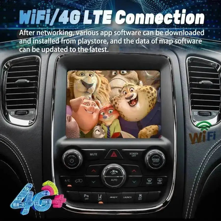 Radio For Dodge Durango 2011-2020 Multimedia Video Player GPS Navigation 8.4" Android 15 C