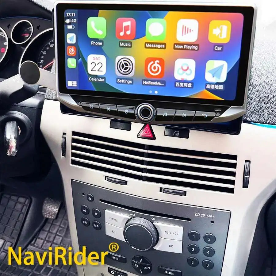 10.88Inch Qled Screen Carplay For Opel Astra H Android 14 2006 2014 Car Radio Multimedia V