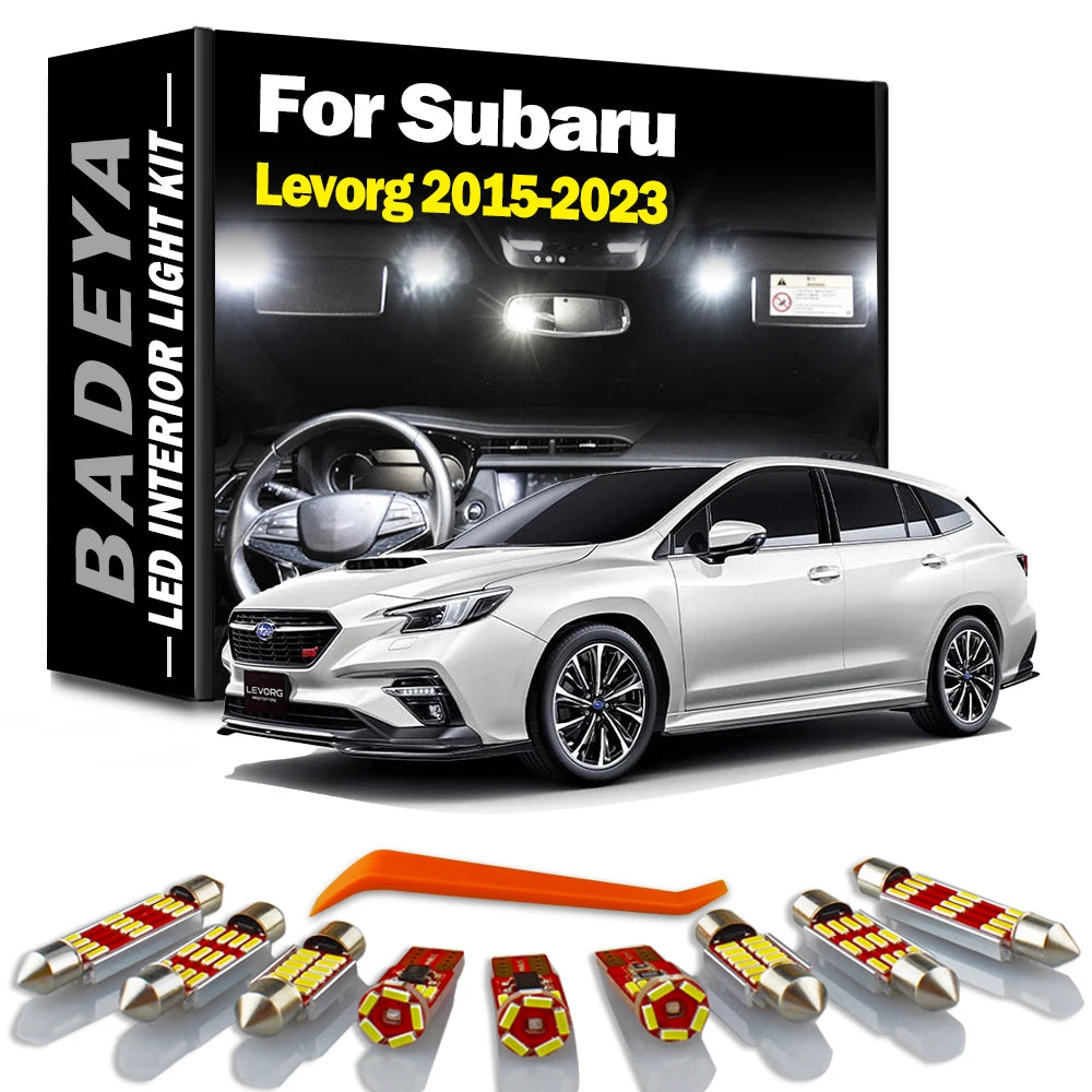 8-Piece LED Interior Light Kit for Subaru 2015-2017 - Canbus Error-Free Interior Bulbs