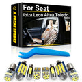 LED Interior Light Kit for Seat Ibiza 6L 6J 6P 6F Leon 1M 1P 5F Alhambra Altea Arona Ateca Exeo Tarraco Toledo Access...