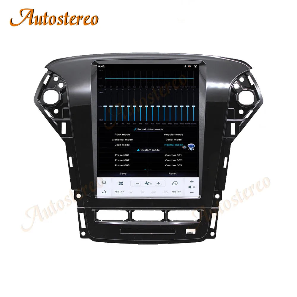 Carplay Android13 Car GPS Navigation For Ford Mondeo Fusion MK4 2010-2013 Tesla Style Auto