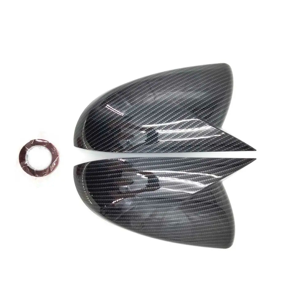 Carbon Fiber Pattern Rear View Mirror Cover Trim Cap for Kia Optima K5 2016-2020