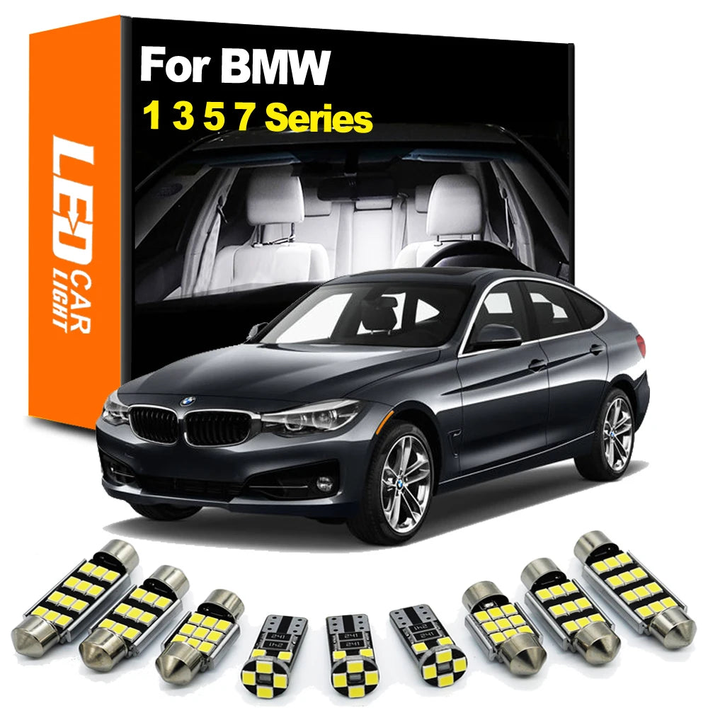 LED Interior Light Kit for BMW 1 3 5 7 Series E87 E81 F20 E36 E46 E90 E91 E92 E93 F30 E39 E60 E61 F10 F11 E38 Car Ind...