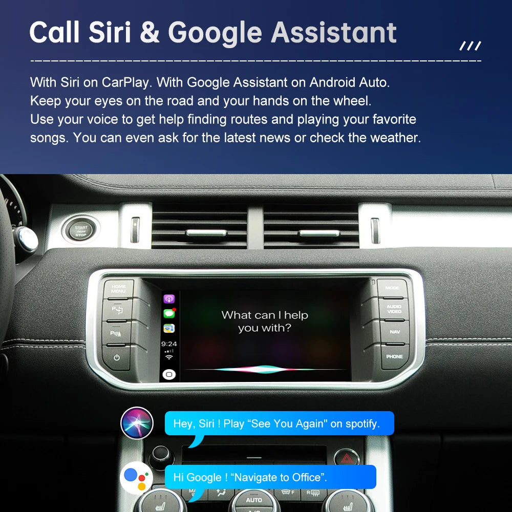Wireless Carplay For Land Rover/Jaguar/Range Rover/Evoque/Discovery 2012-2018 Android Auto | AUTOKITSHOP