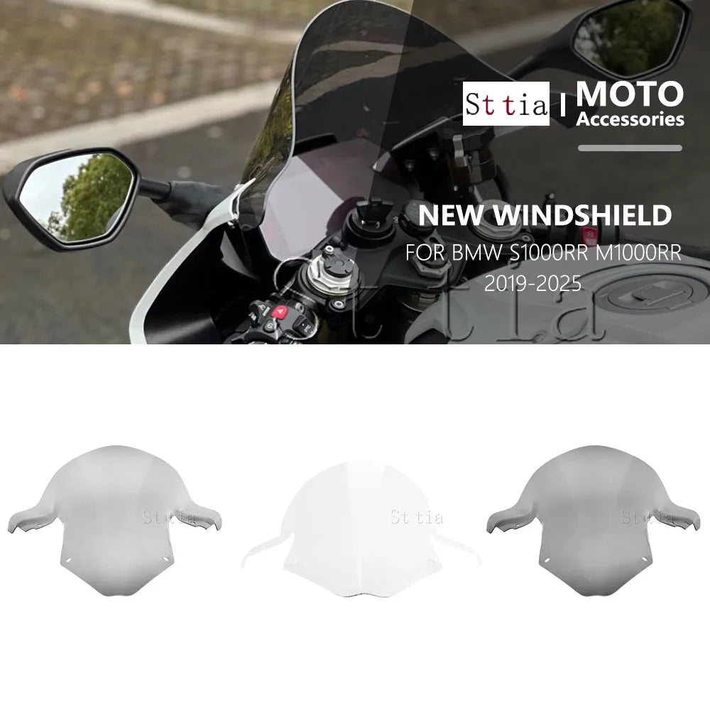 S1000RR M1000RR Motorcycle Windshield For BMW S 1000RR 2019-2025 M1000 RR 2020-2 for BMW M1000 2019-2025 - Automotive LE