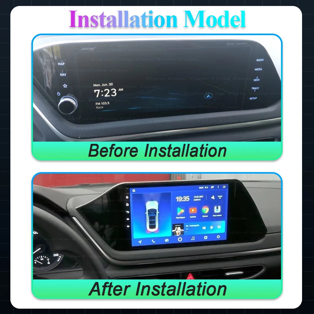 Android 16 For Hyundai Sonata Dn8 2019 2020 Car Radio Multimedia Video Player Gps Navigati | AUTOKITSHOP