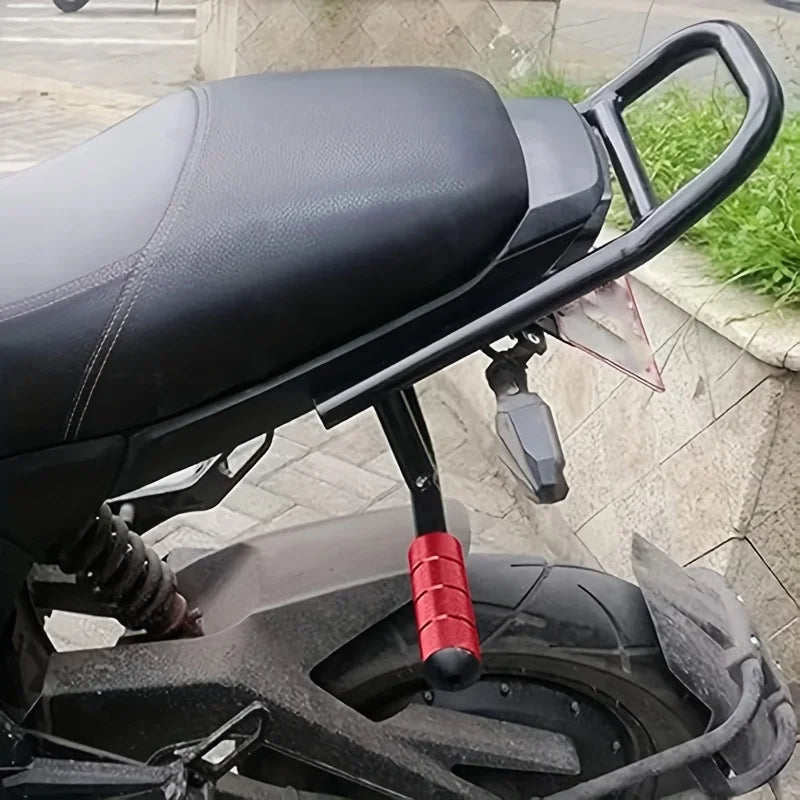 Motorcycle Manned Stunt Luggage Rack in Heavy Iron For Honda Grom Msx125 SF 2013 2014 2015 2016 - Automotive LED Light