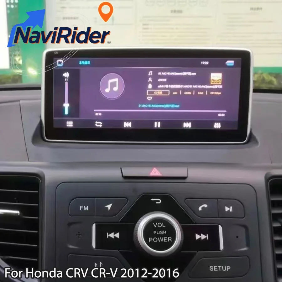 10.25inch Screen Car GPS Android Auto Radio For Honda CRV CR-V 2012-2016 Audio Stereo Mult