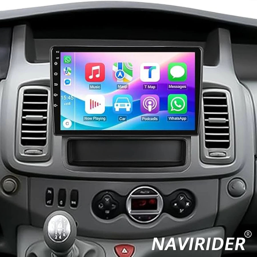 For Renault Trafic Nissan Primastar Opel Vivaro 2007 Android 15 Car Radio Multimedia Video