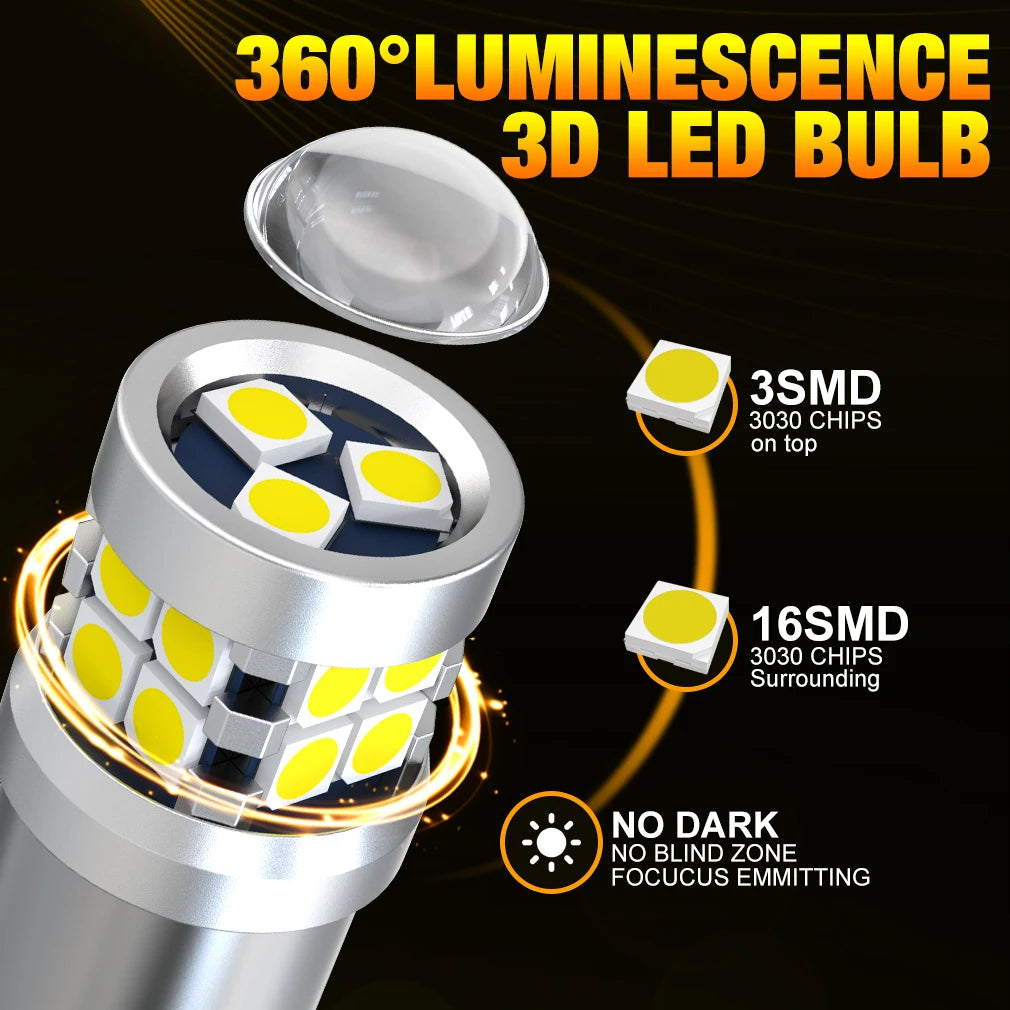 1156 BA15S P21W LED Canbus BAU15S PY21W 1157 BAY15D 5W W21W T20 W21 5W T25 LED Signal Ligh