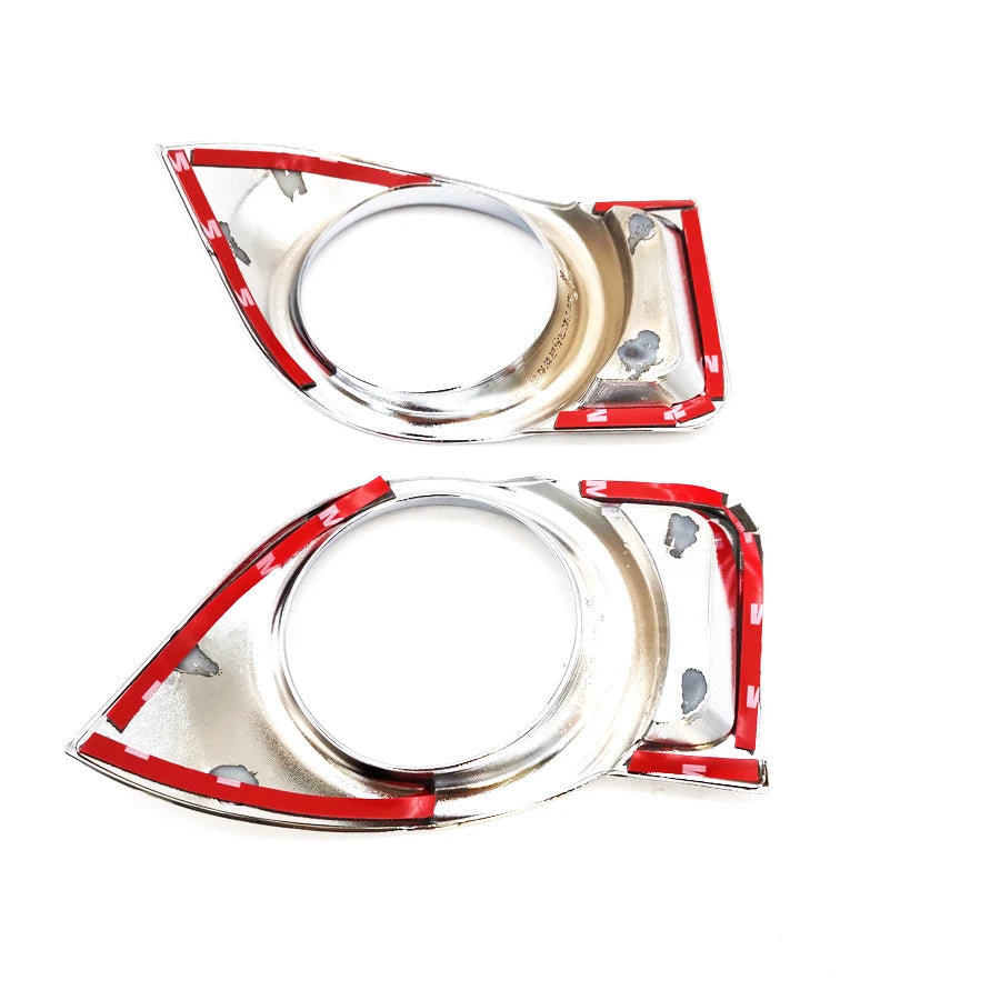 2x Car Chrome Front Fog Light Lamp Cover Trim Kit For 2014-16 Toyota Highlander