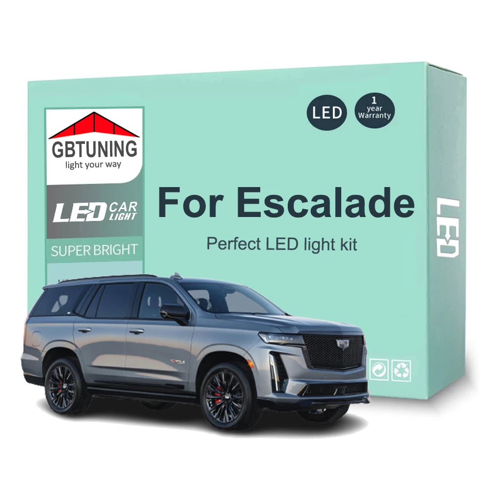 LED Interior Light Kit for Cadillac Escalade 1998-2015 - Canbus Dome Map Door Trunk Bulbs | AUTOKITSHOP