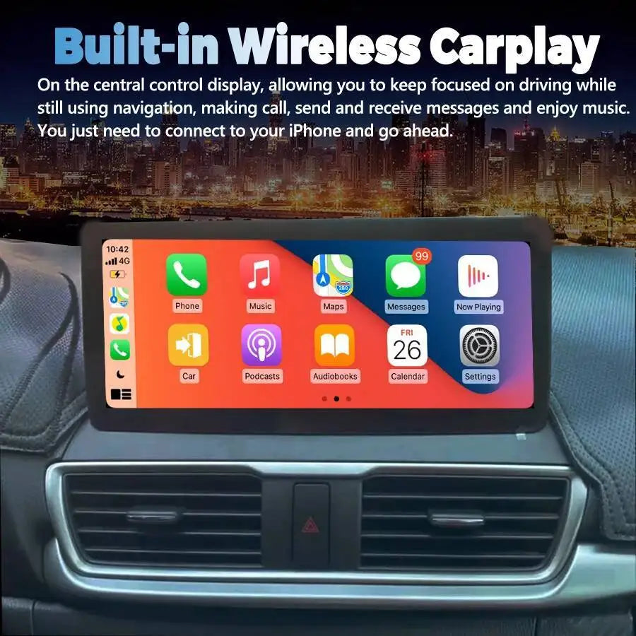 Dual System Android Auto Carplay For Mazda 3 Axela 2015-2019 GPS Car Radio Multimedia Srer