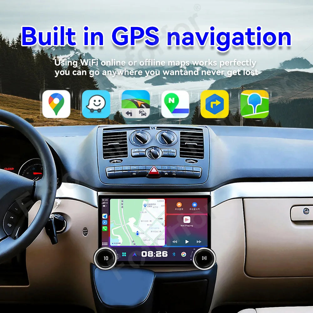 Premium HD Touch Screen 11.5 Inch Android 15 System Wireless Carplay For Mercedes Benz Vit
