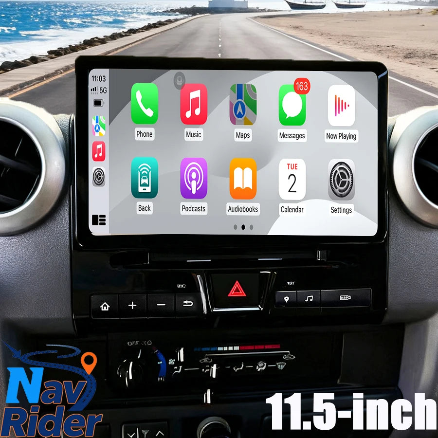 11.5Inch Carplay For Toyota Land Cruiser LC70 LC76 LC79 2007-2024 Car Radio Screen Multime