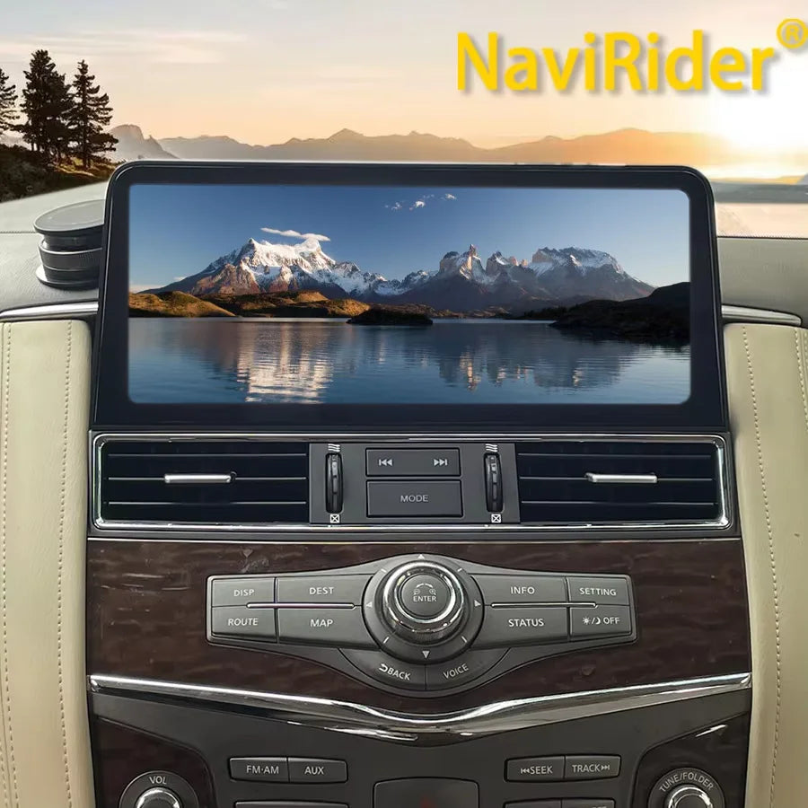 S 12.3inch Android15 Touch Screen For Nissan Patrol Y61 Y62 Infiniti QX80 QX56 2010-2020 M | AUTOKITSHOP