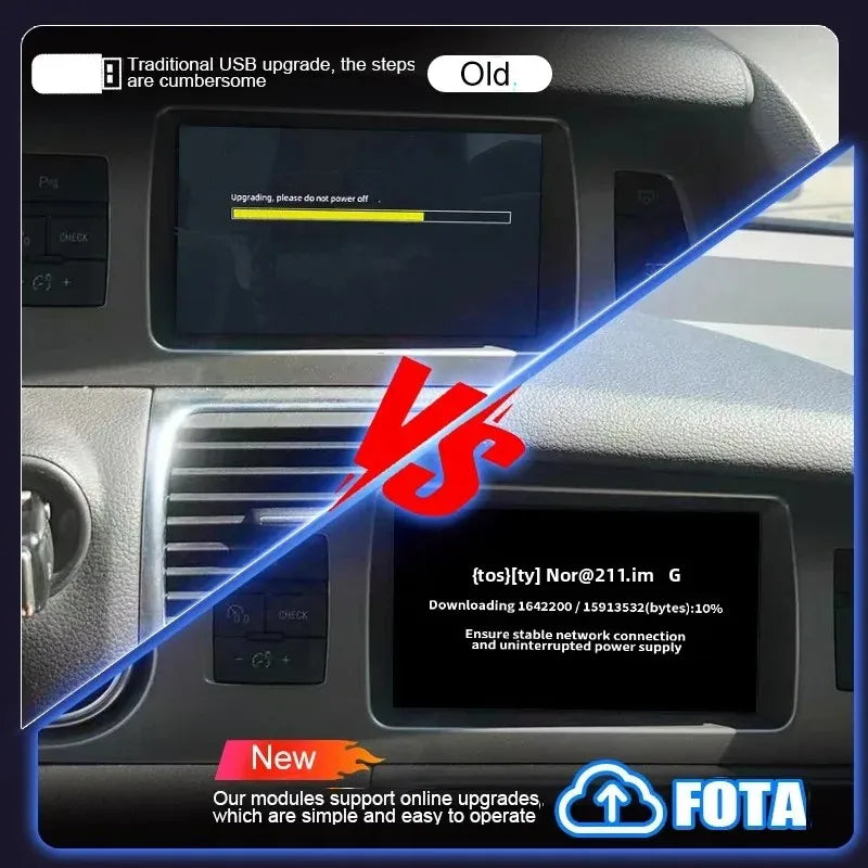 Wireless CarPlay Android Auto Box for Audi A4/A6L/Q7/A8 2005-2009 MMI2G High with AirPlay
