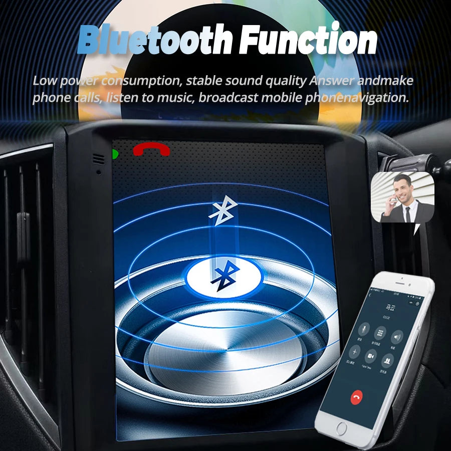 9.7inch Android 15 Radio Head Unit For Subaru Crossrek Forester XV Impreza G4 2016-2023 Ca