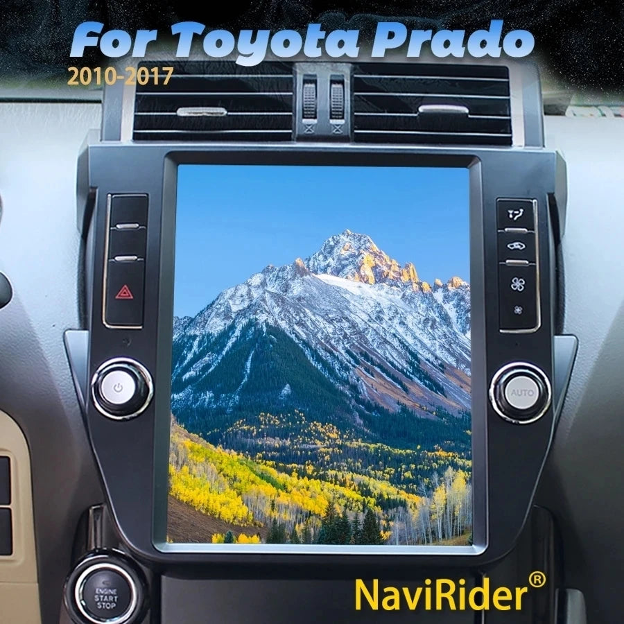 For Toyota Land Cruiser Prado 2014 - 2017 Android 14 Navi GPS 256GB 12.1inch Screen BT DSP