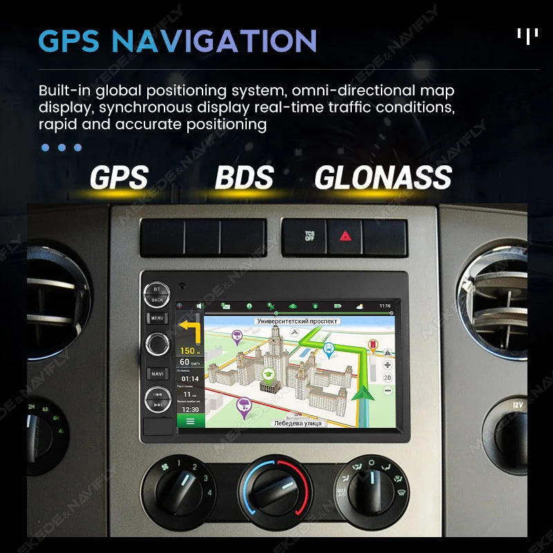 7" Android 15 Car Radio for Ford F150 F250 F350 Fusion Mustang Explorer Edge Focus Carplay | AUTOKITSHOP