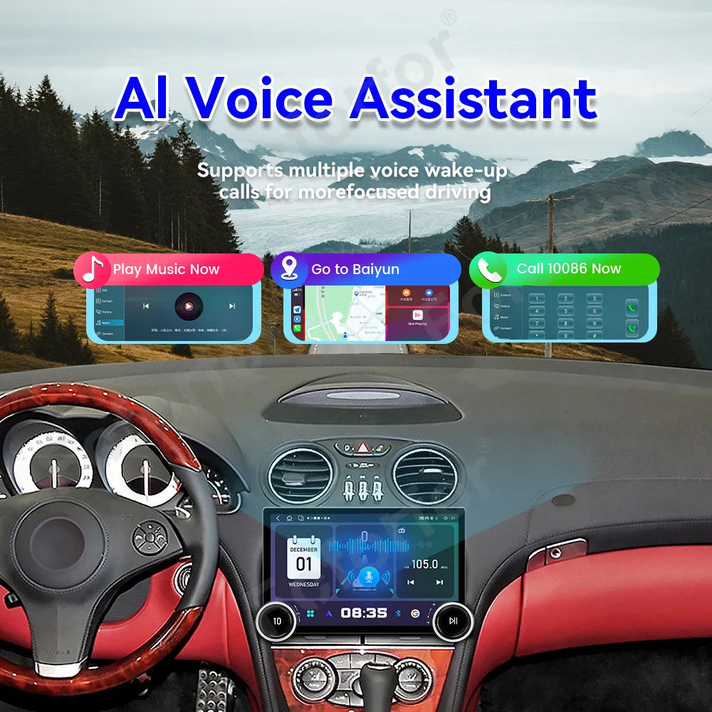 High-end 11.5 Inch Wireless Carplay HD Screen Android 15 GPS Navi Multimedia Car Stereo He