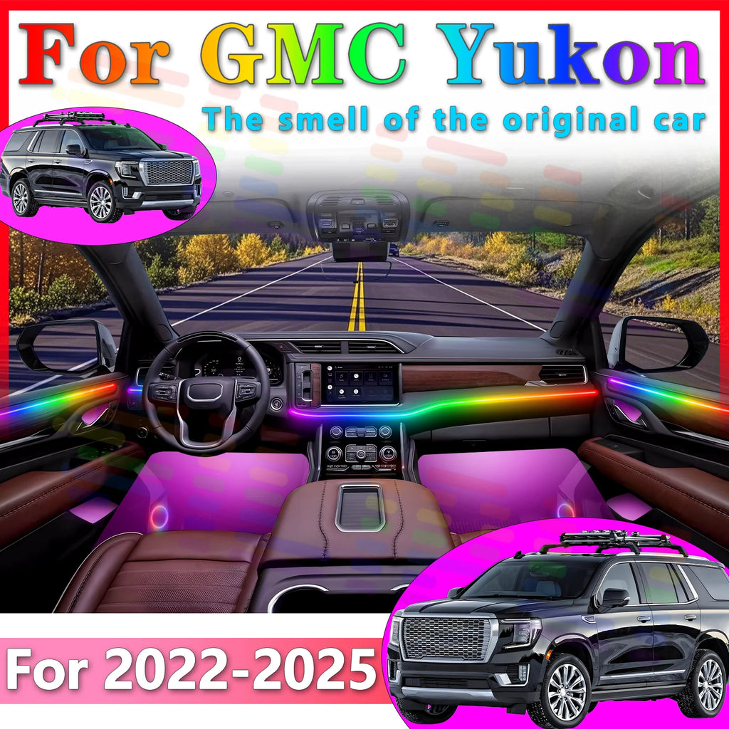 RGB - Ambient Light - for GMC - App Control - Car Interior Lighting | AUTOKITSHOP