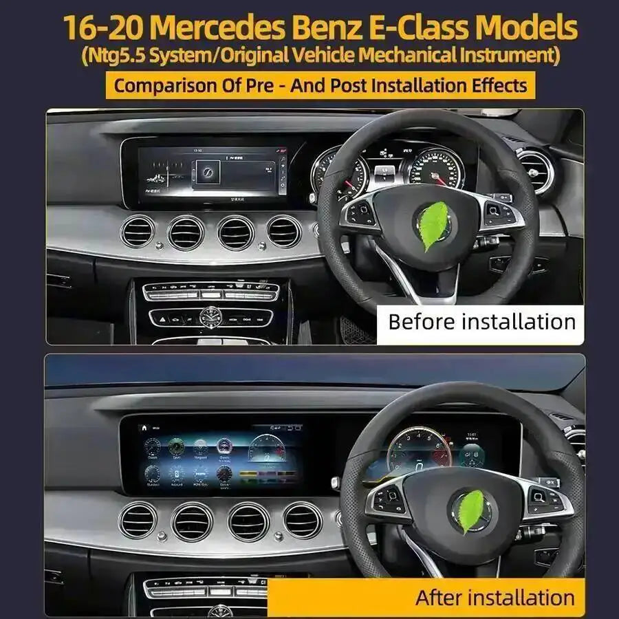 24.6" Android Navigation Car Multimedia Video Player Carplay GPS Stereo Audio For Mercedes | AUTOKITSHOP