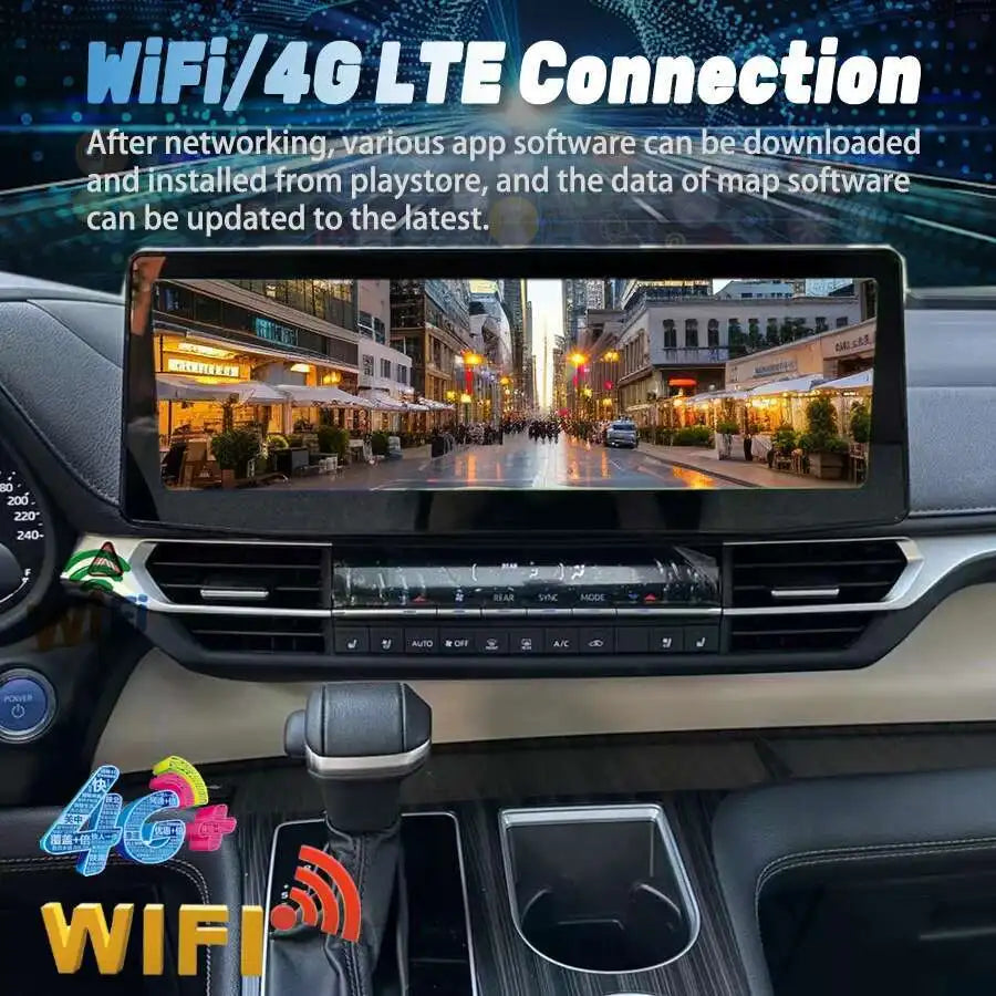 15.9inch 2560*720 Screen Android 14 For Toyota Sienna Gravia 2022-2025 Car Radio Multimedi | AUTOKITSHOP
