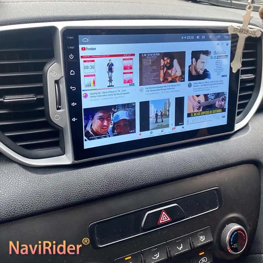 Android 14 8+128GB AI Voice Control Wireless CarPlay DSP Car Radio For KIA Sportage 4 QL 2