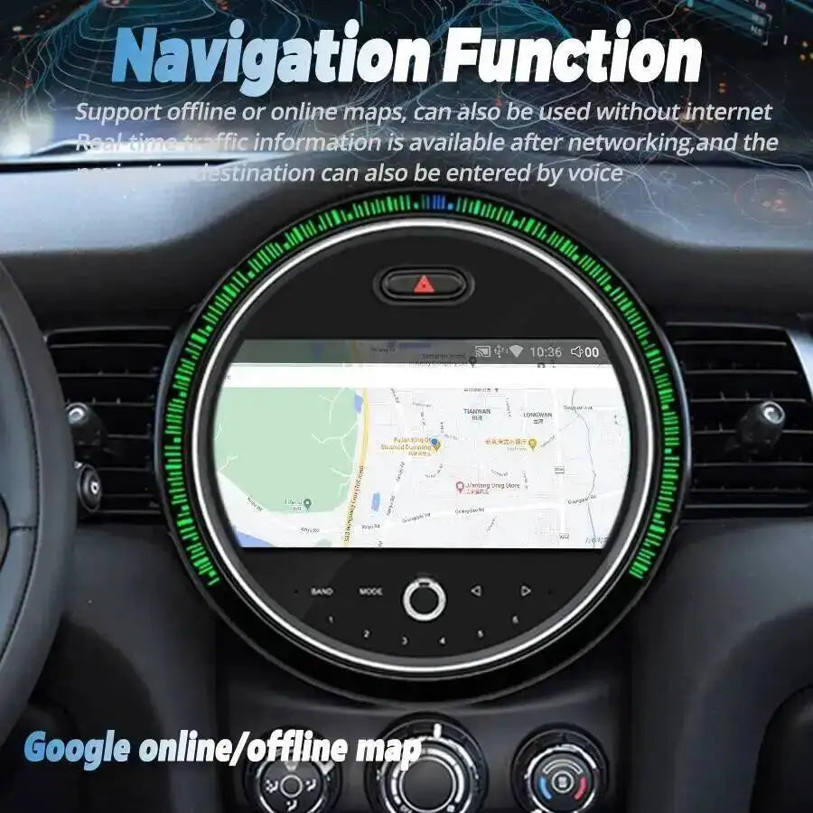 Screen Navigation Android 15 Carplay For BMW Mini One F55 Cooper F56 NBT EVO 2014 2015 201 | AUTOKITSHOP