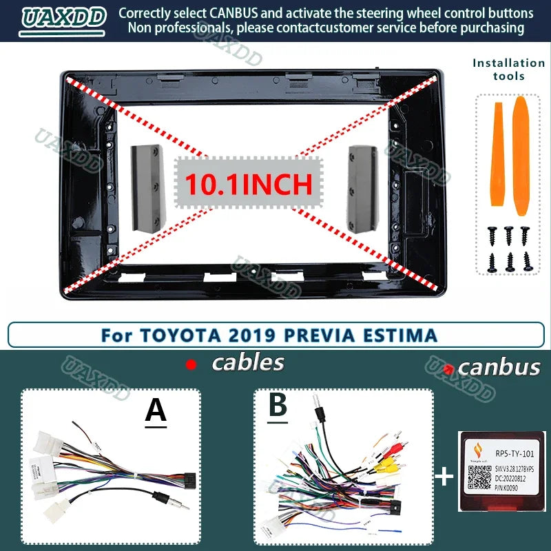 For TOYOTA 2019 PREVIA ESTIMA 10INCH Car Radio Android DVD GPS Mp5 Stereo audio screen das