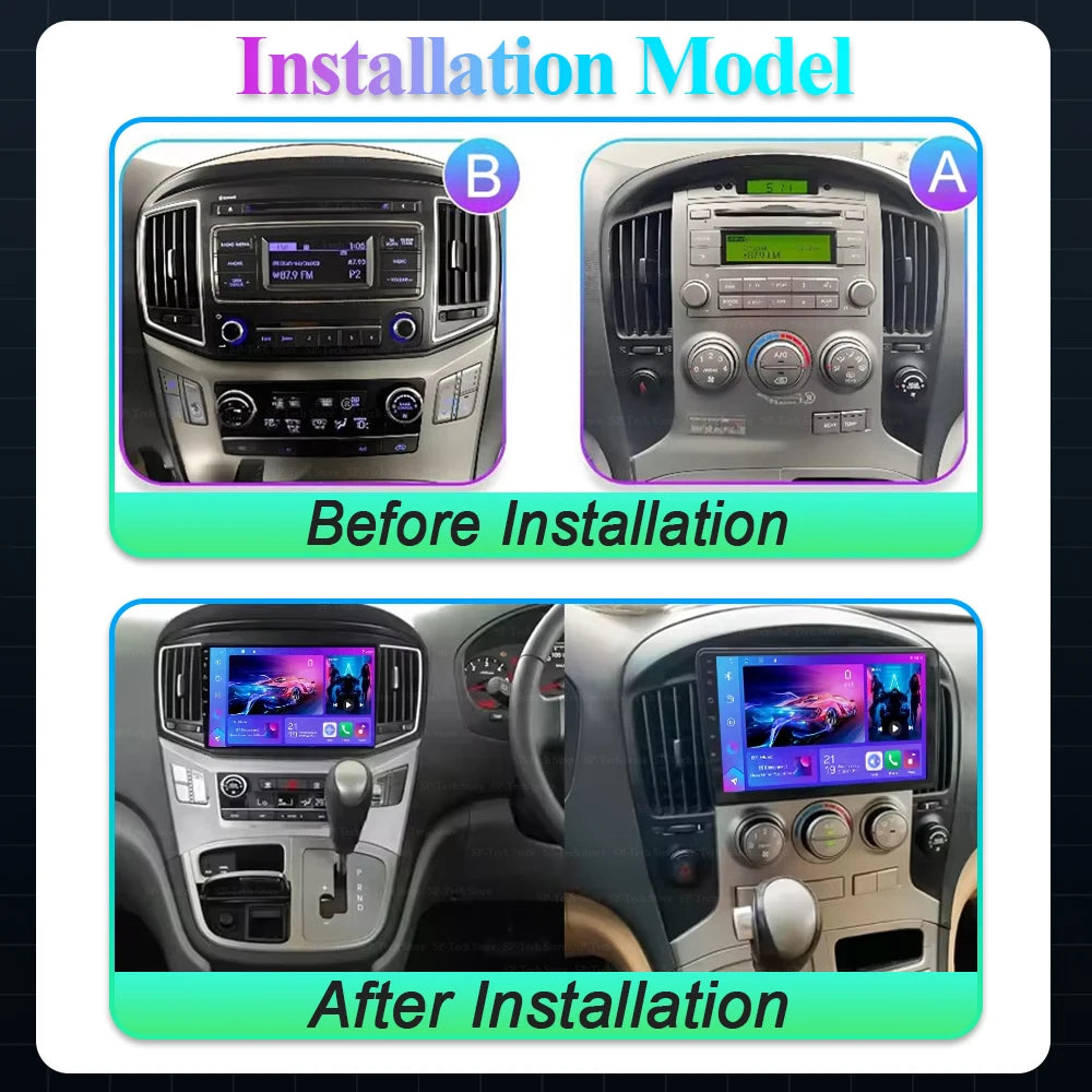 Android 16 For Hyundai H1 Grand Starex 2015-2020 Car Radio Carplay Multimedia Player Autor | AUTOKITSHOP