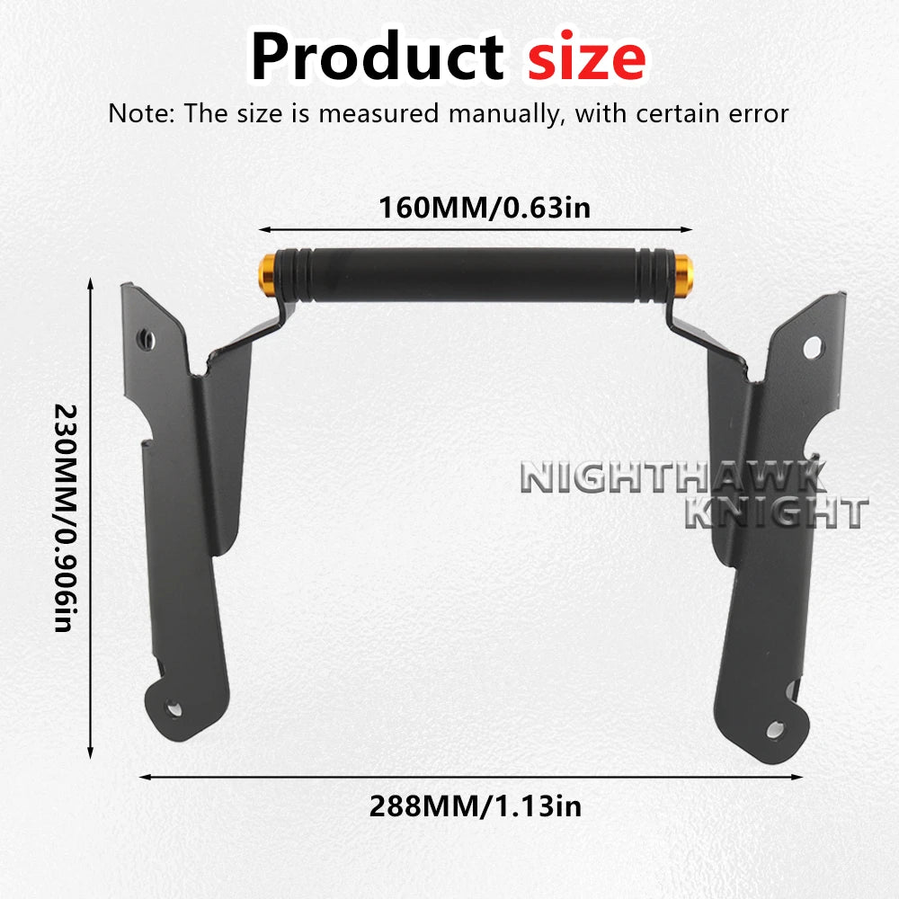 For YAMAHA TMAX560 T-MAX 560 2025 Motorcycle Accessories Aluminium Navigation Bracket Phone Hold - Automotive LED Light