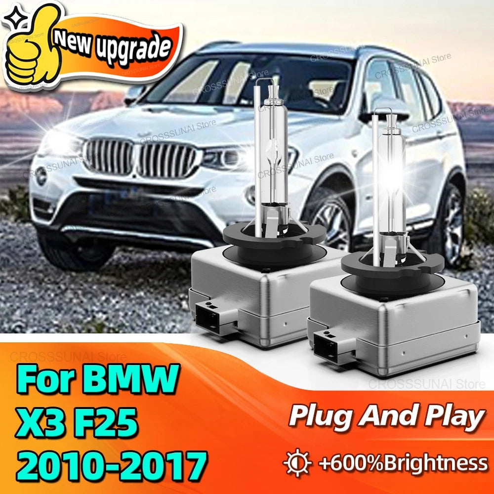 35W HID Xenon D1S Car Headlight Bulb 6000K Replacement Lamp For BMW X3 F25 2010 2011 2012