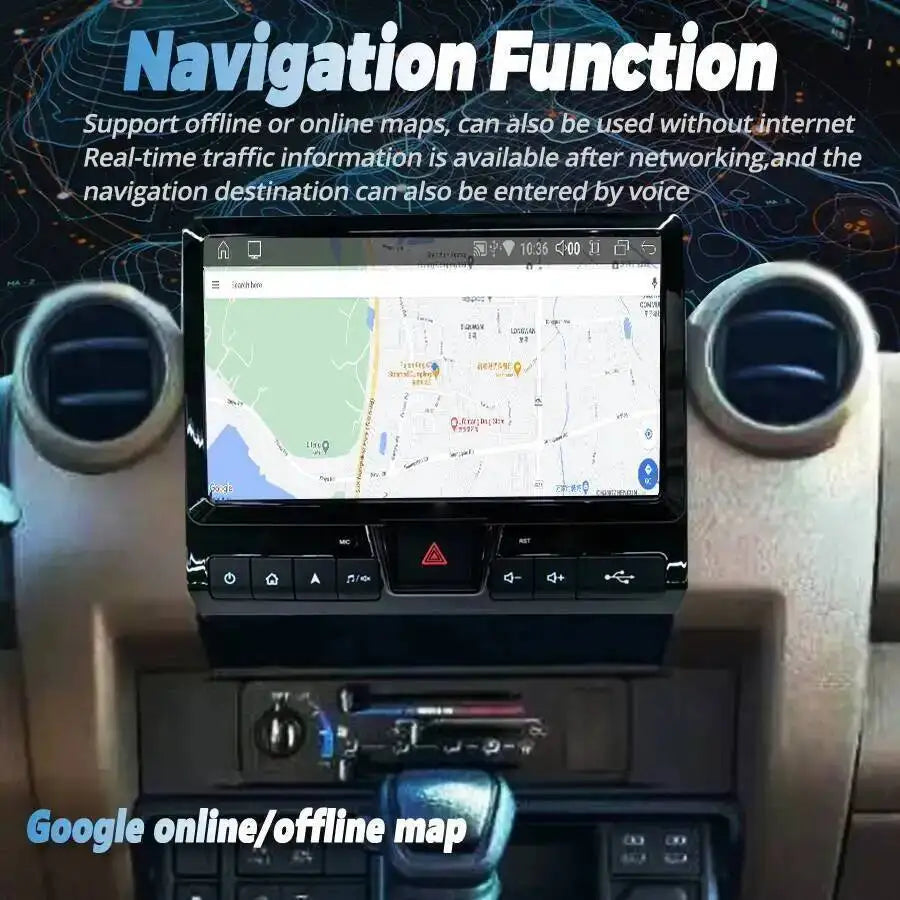 Multimedia Player For Toyota Cruiser 70 76 75 LC70 LC76 LC75 2007-2021 CarPlay 9inch Andro