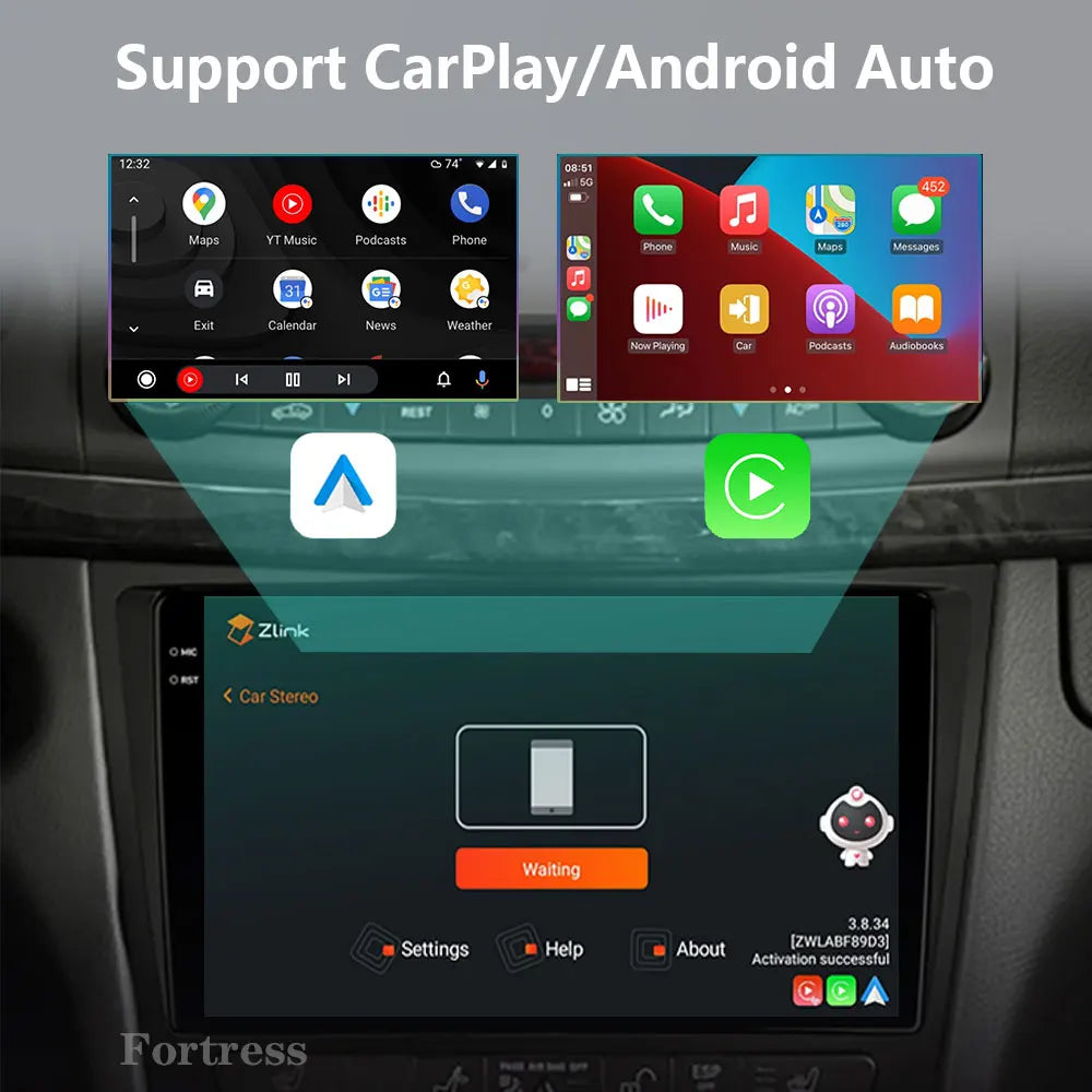 Android 16 Car Radio For Mercedes Benz E-class E Class W211 E200 CLS 2002-2010 Carplay Mul