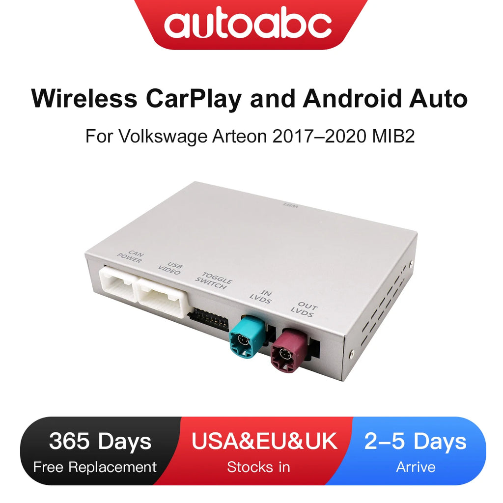Wireless CarPlay and Android Auto For Volkswage Arteon 2017-2020 With MIBI System Multimed | AUTOKITSHOP