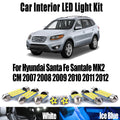 12-Piece LED Interior Light Kit for Hyundai Santa Fe Santafe MK2 CM - Canbus Error-Free Bulbs | AUTOKITSHOP