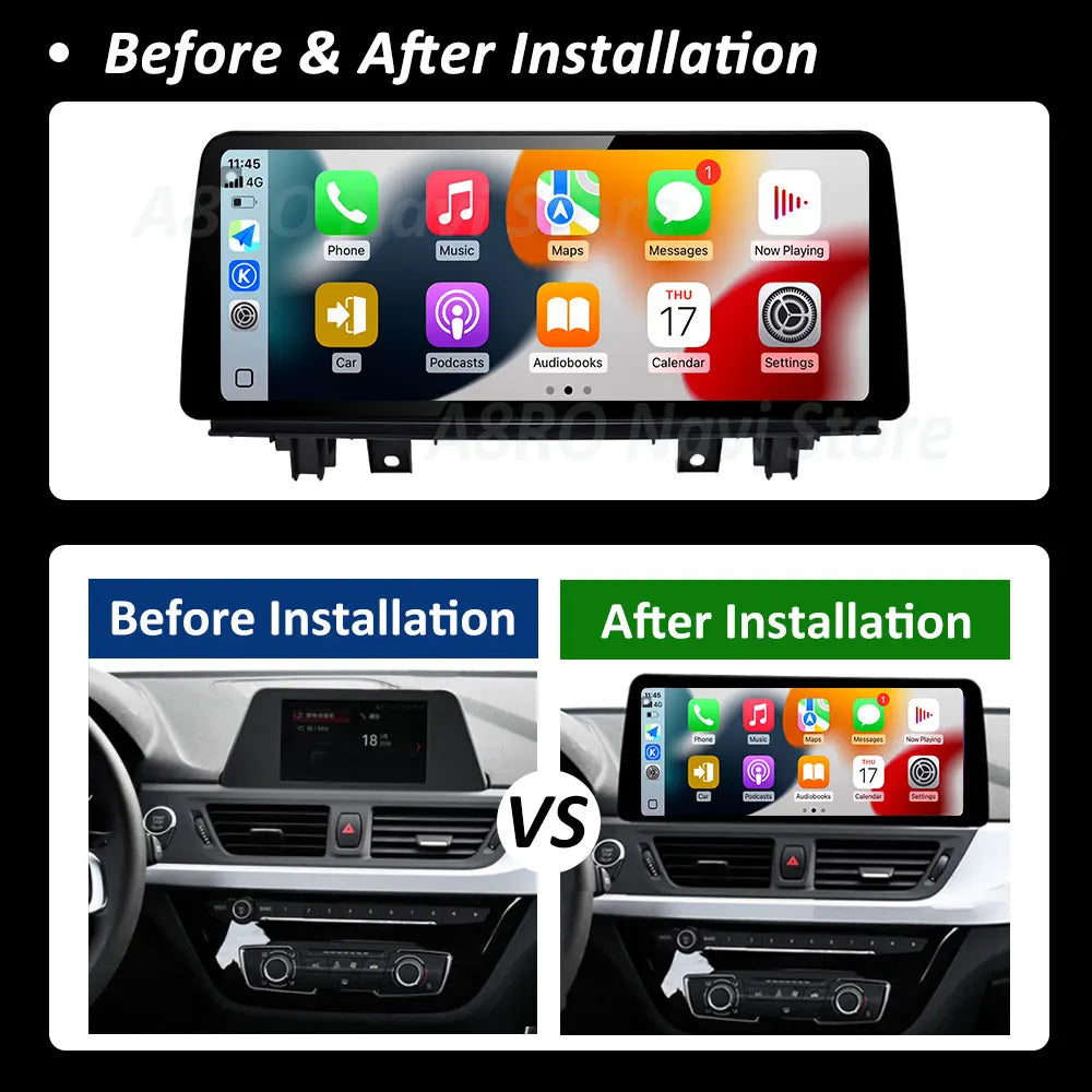 for BMW X1 F48 F49 2016 - 2019 Car Multimedia Radio Player Android 15 WIFI Carplay GPS Nav | AUTOKITSHOP