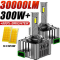 D1S D3S LED Headlights Canbus No Error 300000LM 300W Power Auto Lamp 30PCS 9570 CSP HID D1