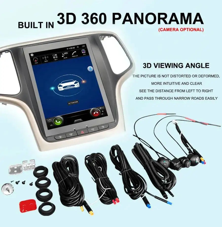 10.4" Android Sceen 4G Carpaly For Jeep Grand Cherokee 2014-2017 Radio GPS Navig Multimedi | AUTOKITSHOP