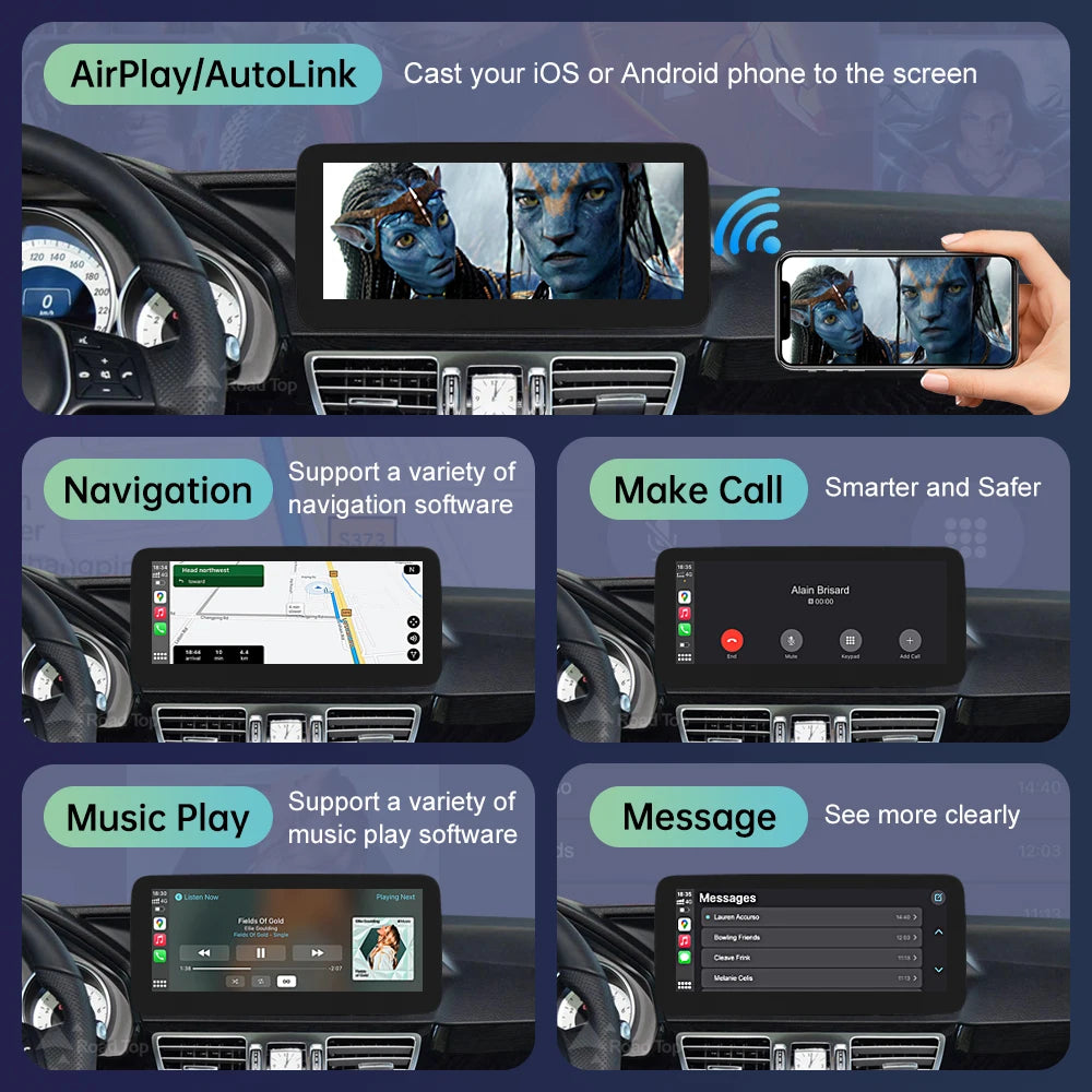 Linux Touch Screen Car Radio for Mercedes Benz E Class W212 2009-2016 GPS With Wireless Ca