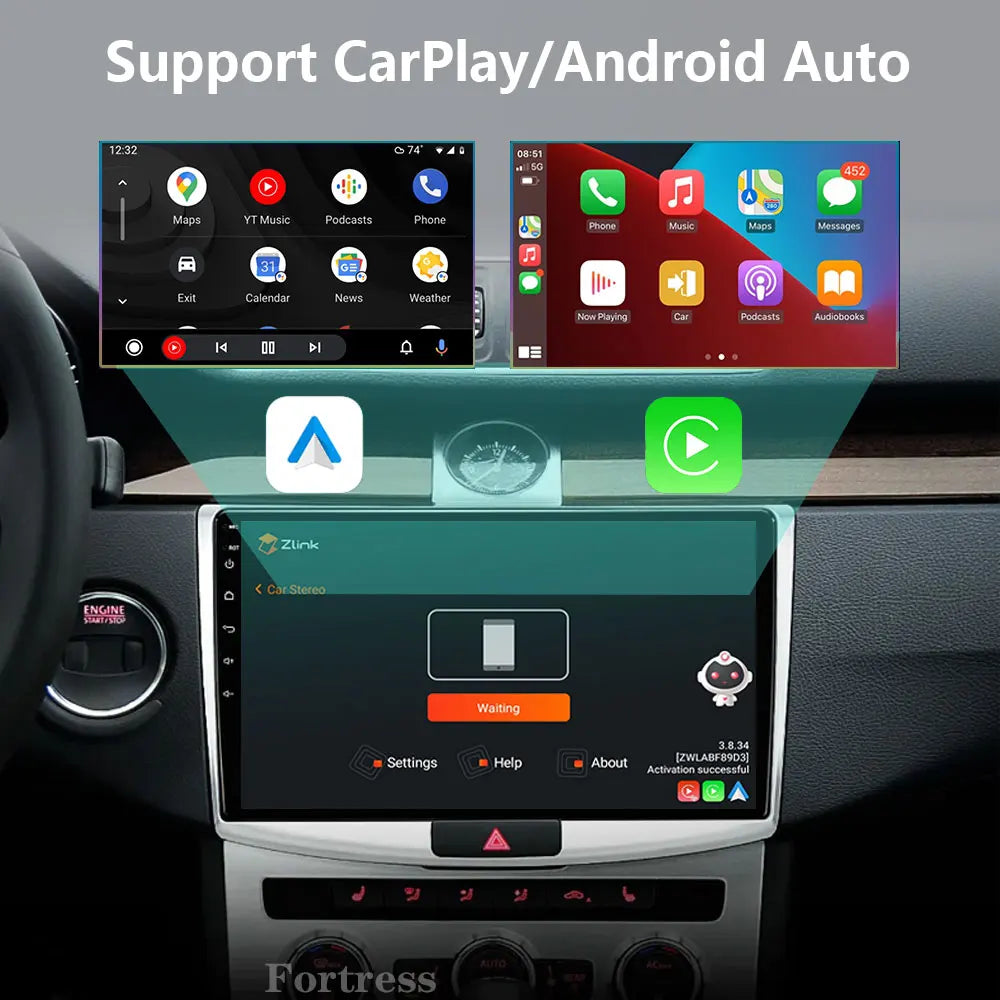 8+128GB Android 16 Car Radio Multimedia For Passat B7 B6 CC 2010-2015 AI Voice Control Nav