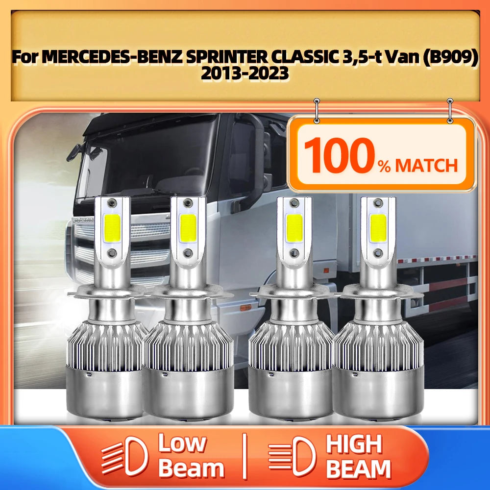 LED Truck Headlight H7 Canbus LED Headlamps Bulbs For MERCEDES-BENZ SPRINTER CLASSIC 3,5-t