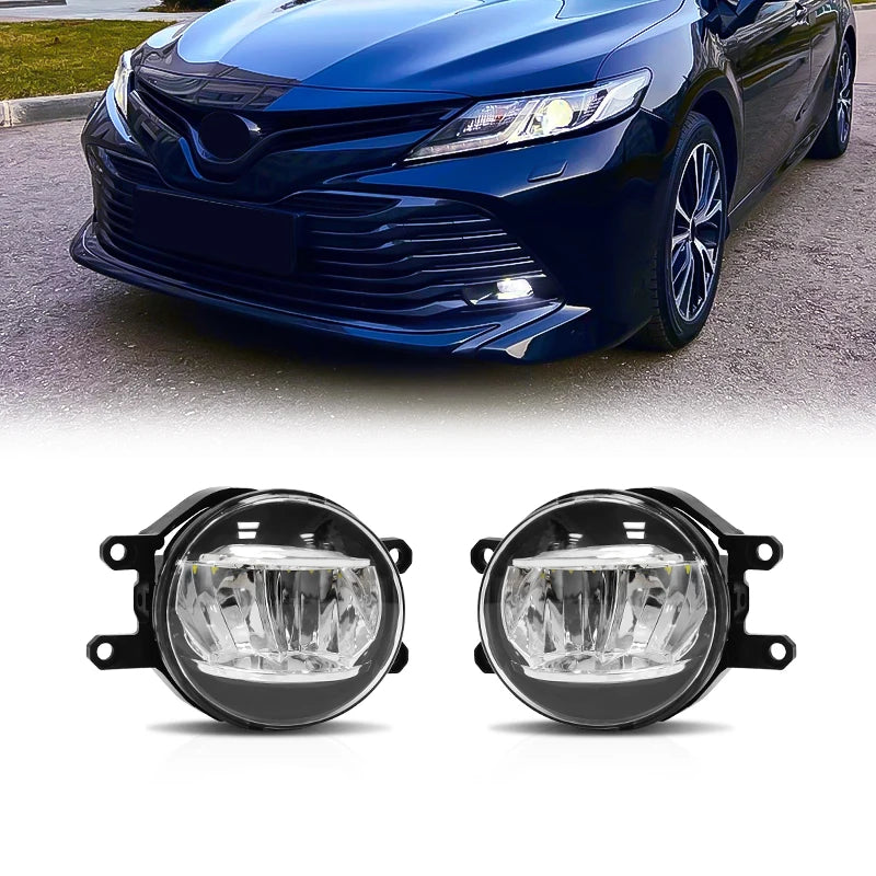 Led Fog Light For Toyota Camry Corolla RAV4 AXIO Lexus Tacoma Highlander Yairs Vitz Prius  | AUTOKITSHOP