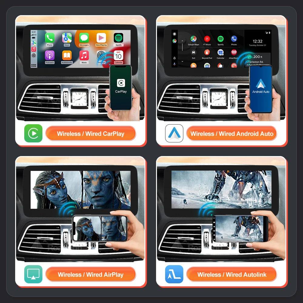 Multimedia Display Screen For Benz E Coupe W207 2009-2016 NTG4.0/4.5/5.0 Wireless Carplay  | AUTOKITSHOP
