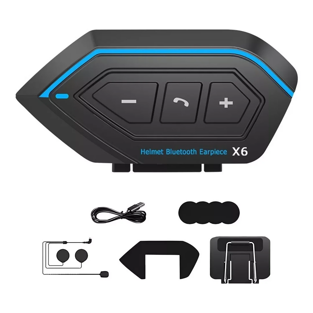 Motorcycle Helmet Headset For Softmax X6 Bluetooth 5.0 Navigation Handsfree Motorcycle Acc