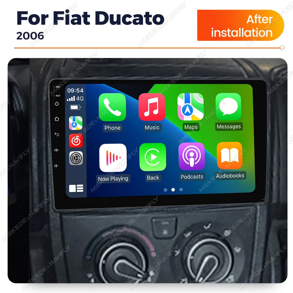 Android14 Car Radio For Fiat Ducato Peugeot Boxer 2 Citroen Jumper 2 2006-2015 Intelligent