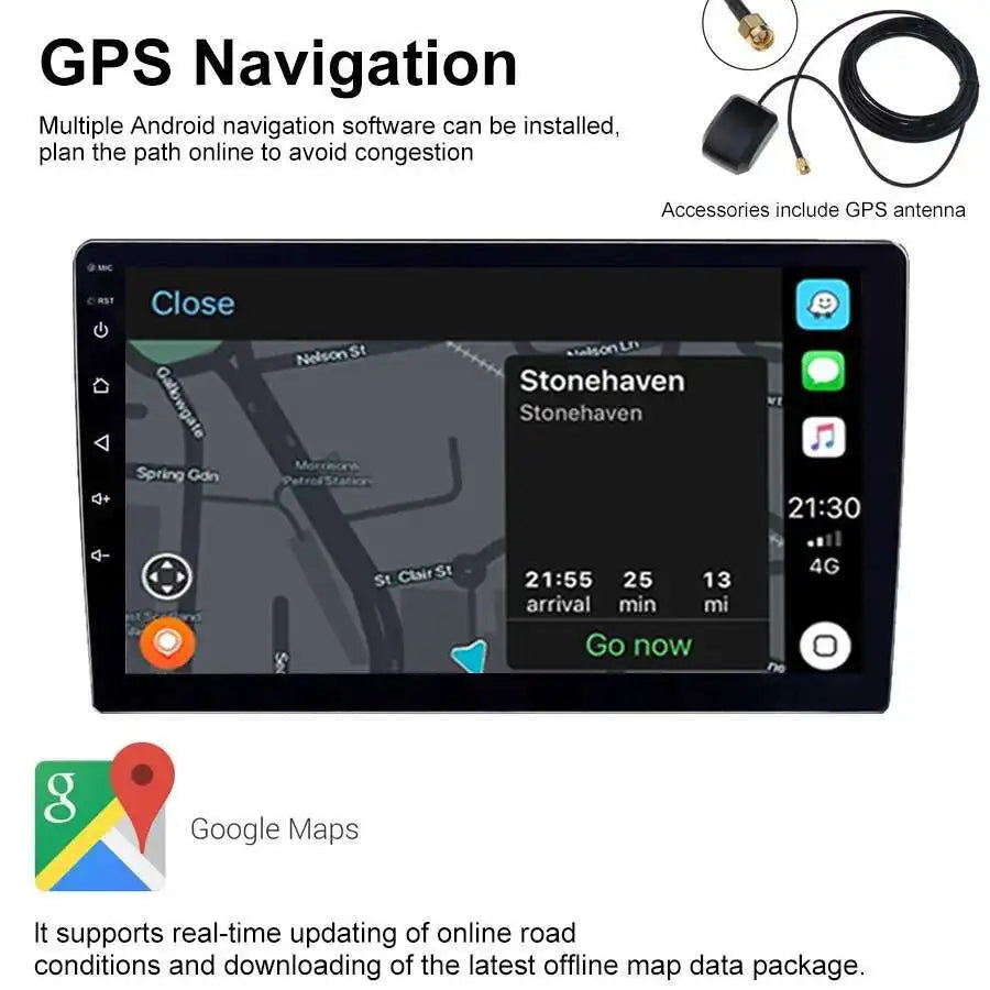 Android 14 2din Car Radio Navigation Gps Video Multimedia Player For Chrysler Town&Country